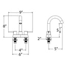 Huntington Brass, Euro 4 in Center Set Faucet