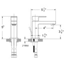 Huntington Brass, Razo Vanity Single Control Faucet