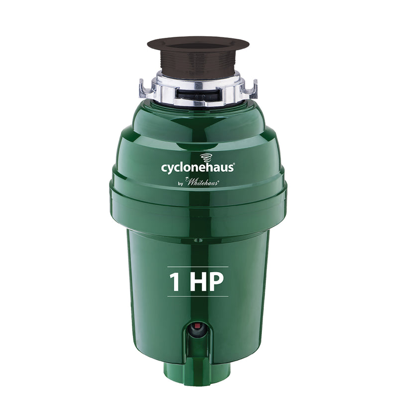 Whitehaus cyclonehaus High Effciency Garbage Disposal with Solid  Flange and Quiet Operation