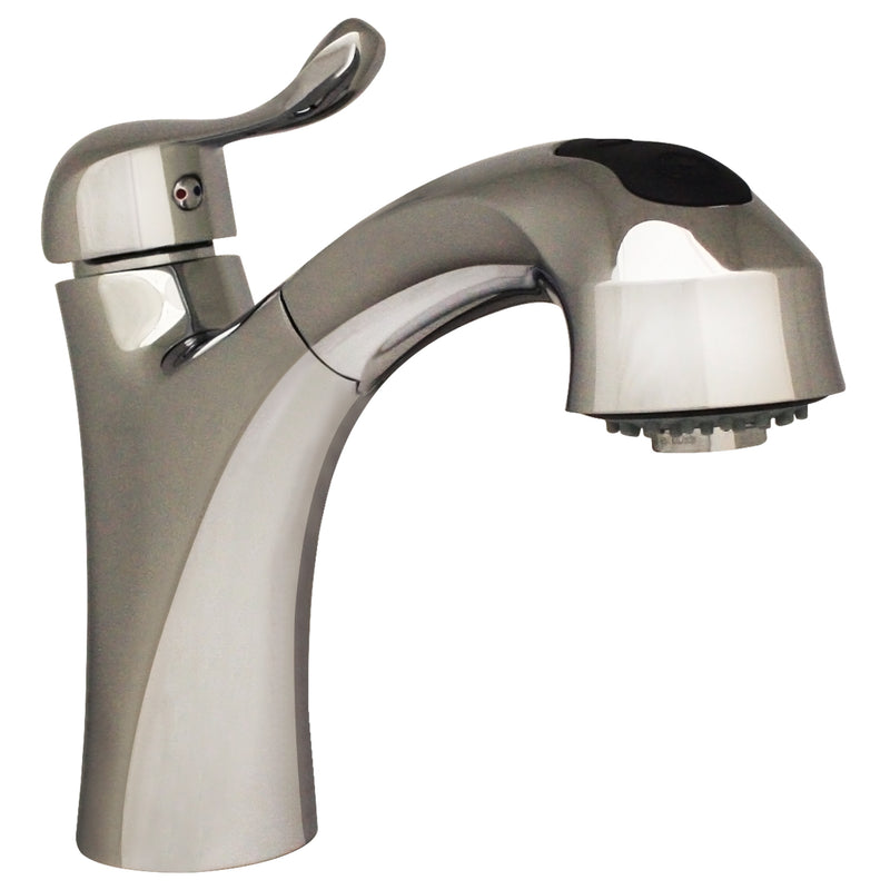 Whitehaus Jem Collection Single Hole/Single Lever Handle Faucet with a Pull Out Spray Head