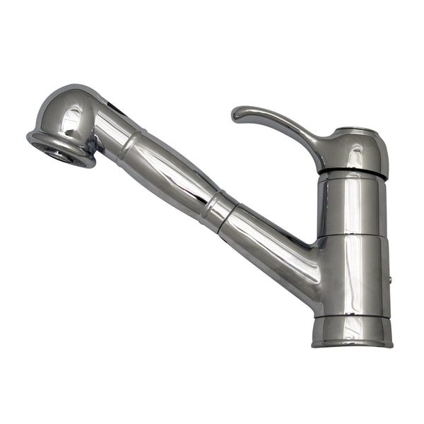 Whitehaus Metrohaus Single Hole/Single Lever Kitchen Faucet with Pull-Out Spray Head