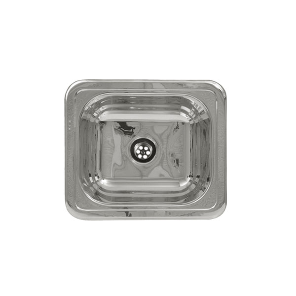 Whitehaus Rectangular Drop-in Entertainment/Prep Sink with a Smooth Surface