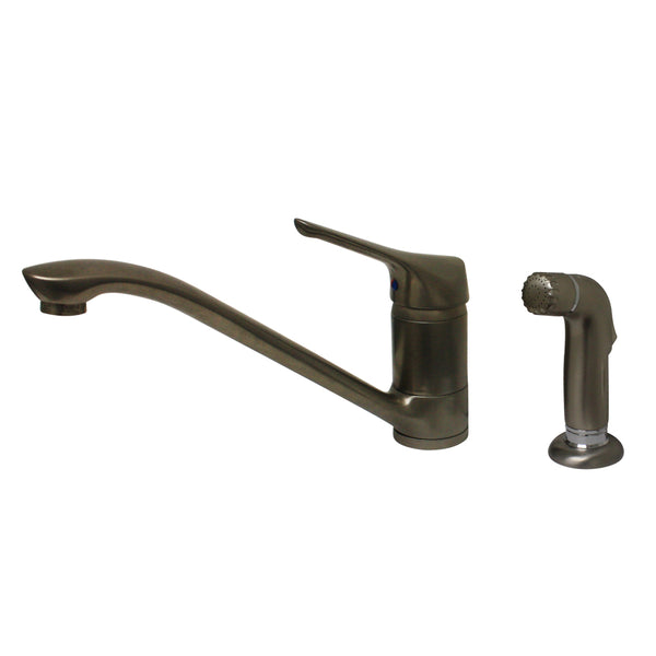 Whitehaus Metrohaus Single Lever Faucet with Matching Side Spray