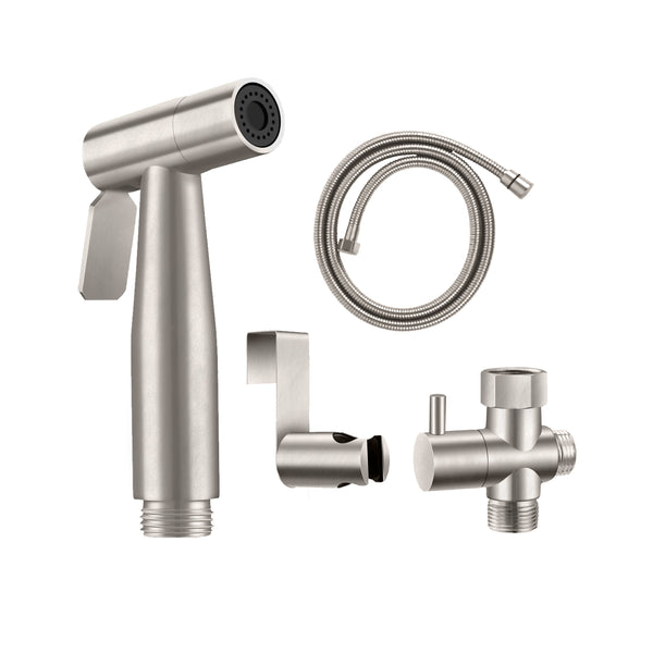 Whitehaus Spahaus Stainless Steel Hand-Held Bidet Sprayer Set