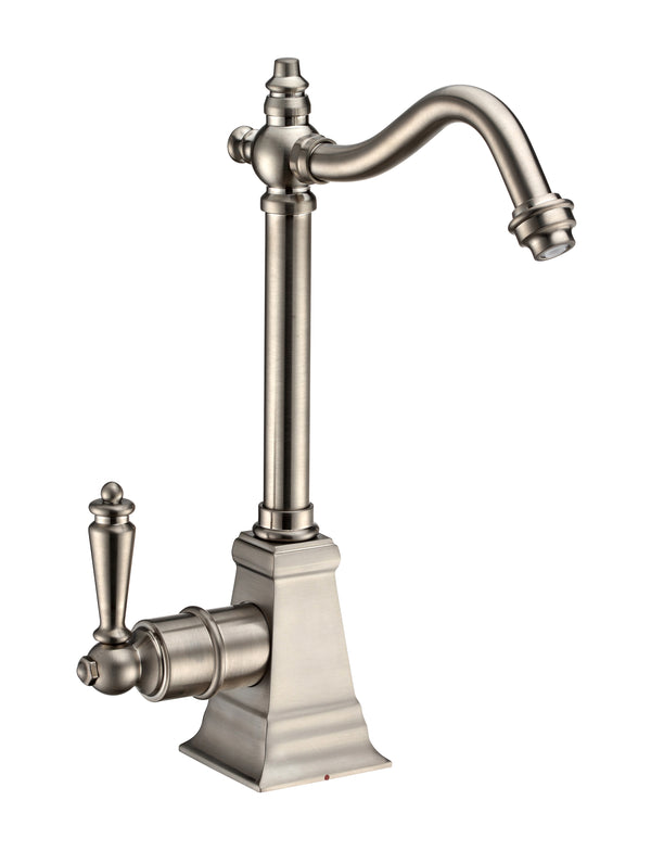 Whitehaus Point of Use Instant Hot Water Drinking Faucet with Traditional Swivel Spout