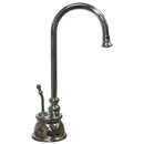 Whitehaus Point of Use Instant Hot Water Faucet with Gooseneck Spout and Self Closing Handle
