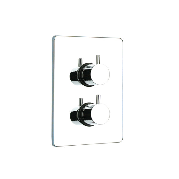 Whitehaus Luxe Thermostatic Valve with Square Plate