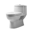 Whitehaus Magic Flush Eco-Friendly One Piece Toilet with a Siphonic Action Dual Flush System,  Elongated Bowl, 1.6/1.1 GPF and WaterSense Certified
