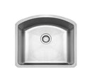 Whitehaus Noah's Collection Brushed Stainless Steel Chefhaus Series Single Bowl Undermount Sink