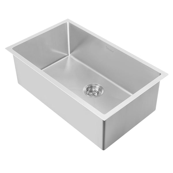 Whitehaus Noah Plus Heavy Duty, 6 Gauge frame, Single Bowl Dual-Mount Sink Set