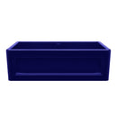 Whitehaus Shakerhaus 33" Reversible Kitchen Fireclay Sink with Shaker Design Front Apron on one Side and an Elegant Beveled Front Apron on the Opposite Side