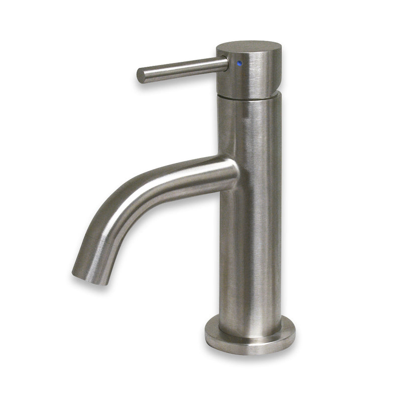 Whitehaus Waterhaus Solid Stainless Steel, Single Lever Small Lavatory Faucet