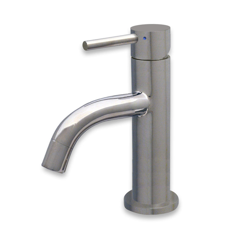 Whitehaus Waterhaus Solid Stainless Steel, Single Lever Small Lavatory Faucet