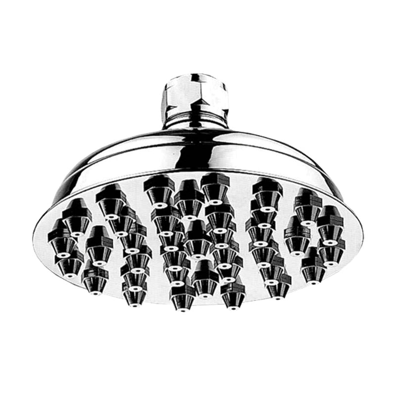 Whitehaus Showerhaus Small Sunflower Rainfall Showerhead with 37 nozzles - Solid Brass Construction with Adjustable Ball Joint