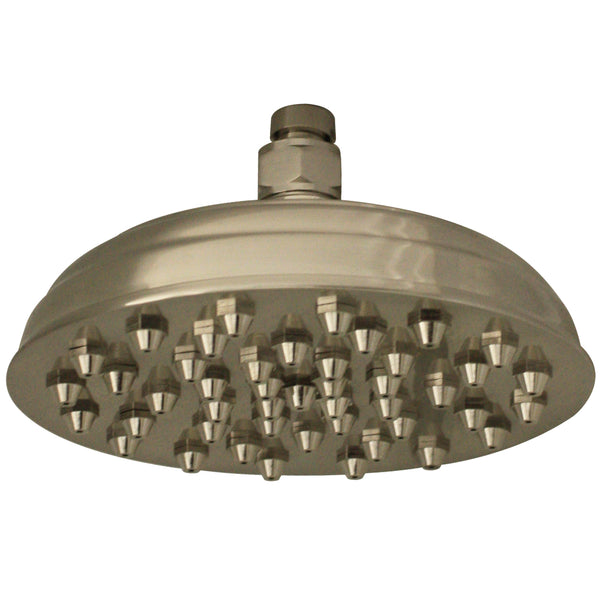 Whitehaus Showerhaus Sunflower Rainfall Showerhead with 45 nozzles - Solid Brass Construction with Adjustable Ball Joint