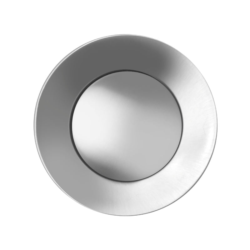 Whitehaus Solid Stainless Steel Pop-up Drain with Overflow