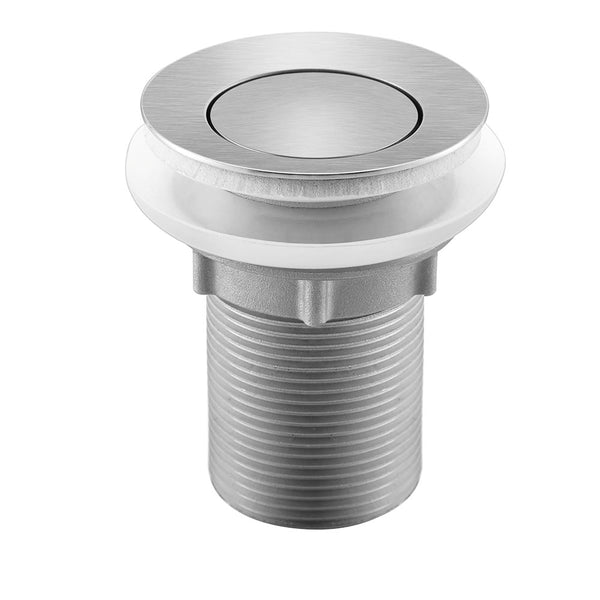 Whitehaus Solid Stainless Steel Pop-up Drain with Overflow