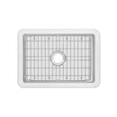 Whitehaus Whitehaus Collection Undermount/Drop-in Fireclay Kitchen Sinks, Stainless Steel Grid Included