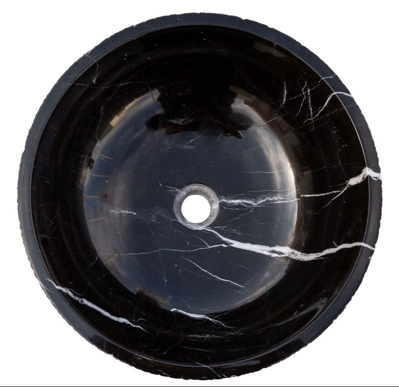 Natural Black Marble Sink