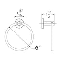 Huntington Brass, Euro Towel Ring