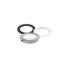 OptiPockit Dimmable, 24VDC Round, 3W, 3500K, NI/WH/BL Trims