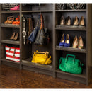 29" Wide Dark Bronze Wire Shoe Fence for Shelving