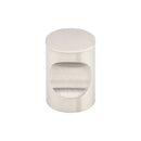 Top Knobs: Stainless Steel Indent