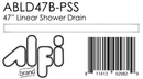 ALFI brand ABLD47B Shower Drain