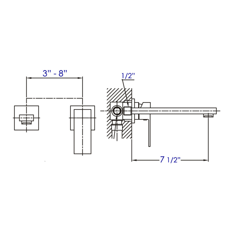 ALFI brand AB1468 Bathroom Faucet