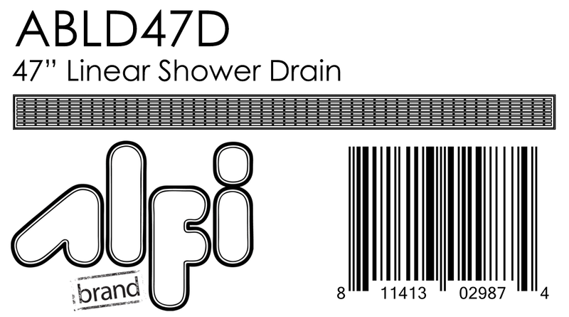 ALFI brand ABLD47D Shower Drain