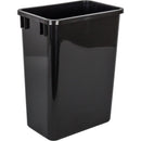 Single Black 35 Quart Top-Mount Trashcan Pullout for 12" Opening