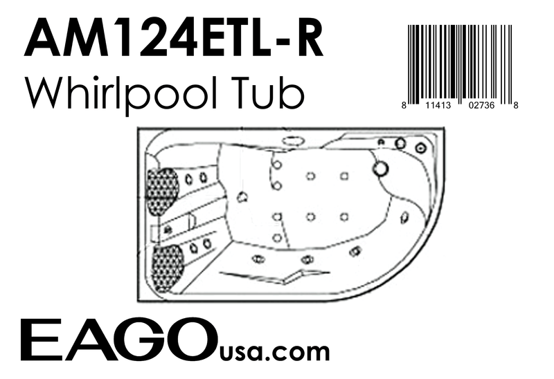 EAGO  Whirlpool Tub