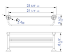 ALFI brand  Towel Rack