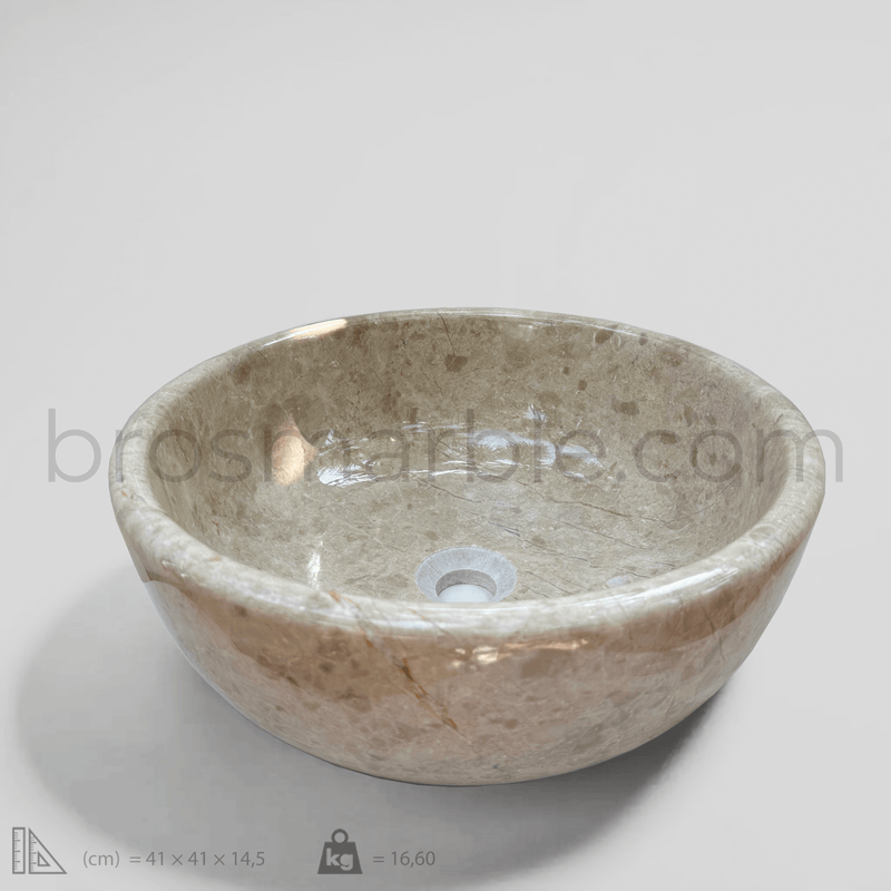 Beige Marble Sink