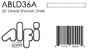 ALFI brand  Shower Drain