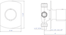 ALFI brand AB9101 Shower Diverter