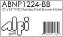 ALFI brand ABNP1224 Shower Niche