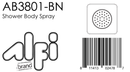 ALFI brand AB3801 Body Spray