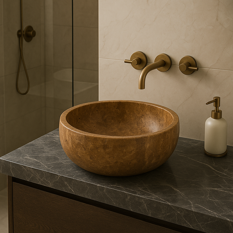 Noce Travertine Sink