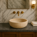 Beige Travertine Sink