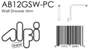 ALFI brand AB12GSW Shower Arm