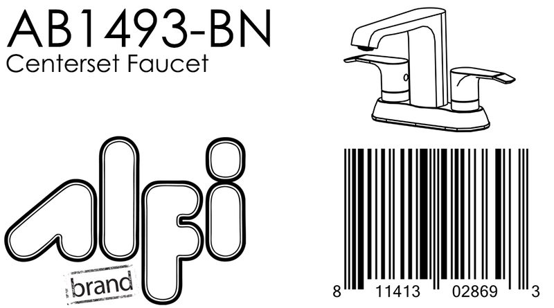 ALFI brand AB1493 Bathroom Faucet