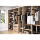 17" Wide Matte Black Wire Shoe Fence for Shelving