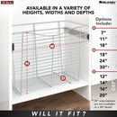 REV A SHELF : 24" W Closet Basket for Custom Closet Systems