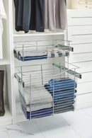 REV A SHELF : 24" W Closet Basket for Custom Closet Systems