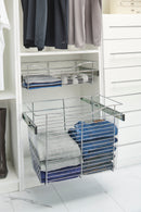 REV A SHELF : 24" W Closet Basket for Custom Closet Systems