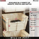 REV A SHELF : 30" W Basket Liners for Sidelines CBLSL Series Closet Baskets