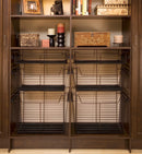 REV A SHELF : 18" W Closet Baskets for Custom Closet Systems (3-Pack)