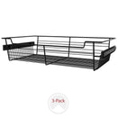 REV A SHELF : 24" W Closet Baskets for Custom Closet Systems (3-Pack)