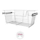 REV A SHELF : 24" W Closet Baskets for Custom Closet Systems (3-Pack)